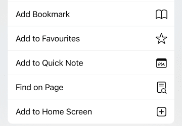 Start the shortcut setup